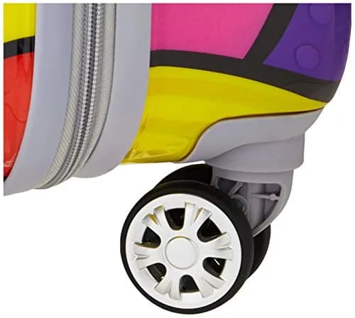 Rockland Vision Hardside Spinner Wheel Luggage 20" | Durable Polycarbonate Carry-On with Heart Design thumbnail 3
