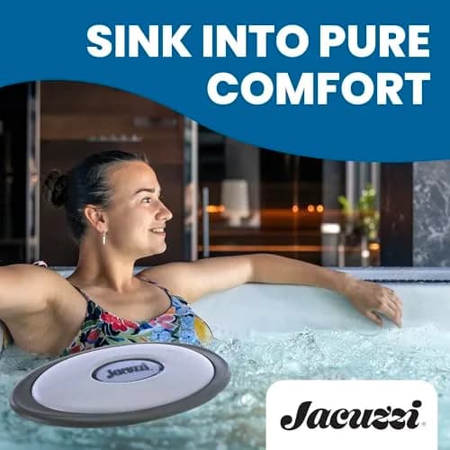 Jacuzzi J-300 Series Oval Spa Pillow Replacement 25.4 cm (10 in) | Ergonomic Head & Neck Support for Hot Tubs thumbnail 5