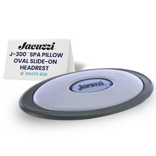 Jacuzzi J-300 Series Oval Spa Pillow Replacement 25.4 cm (10 in) | Ergonomic Head & Neck Support for Hot Tubs thumbnail 1