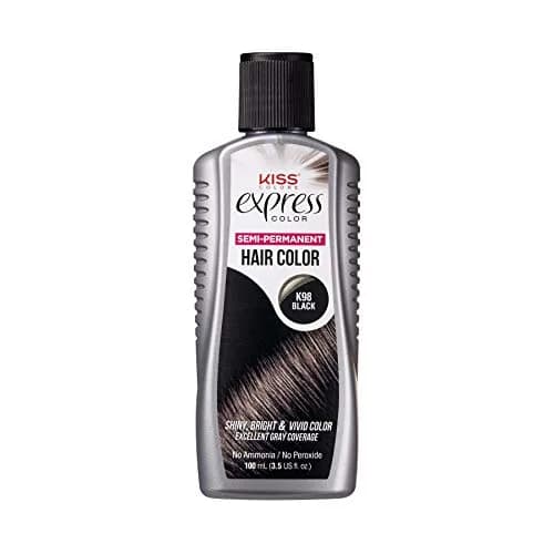 KISS Express Color Semi-Permanent Black Hair Dye 103ml (3.5 Fl Oz) | Pack of 3 Bottles thumbnail 2