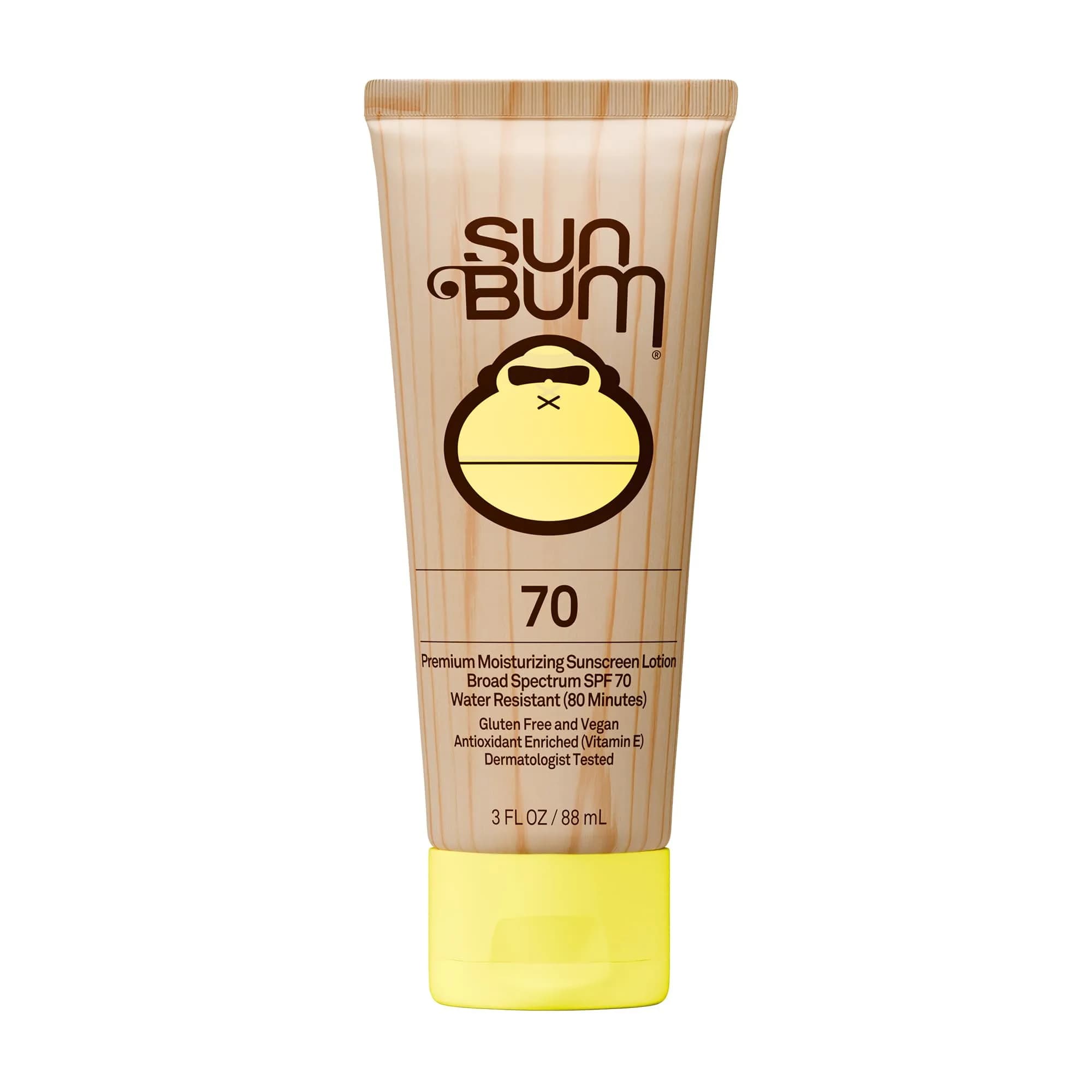 Sun Bum Original SPF 70 Sunscreen Body Lotion 3 oz | Hawaii 104 Act Compliant Reef Safe - main product image