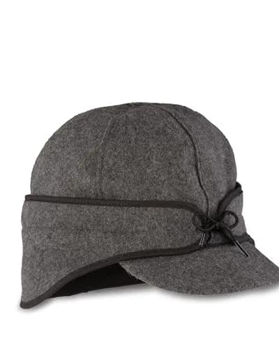 Stormy Kromer The Rancher Cap, Charcoal, Size 7 1/4 | Cold-Weather Wool/Nylon Cap thumbnail 1