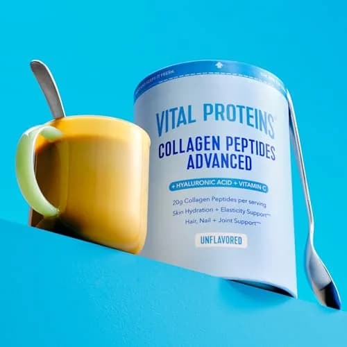 Vital Proteins Unflavored Collagen Peptides Powder, 27 Servings (1 Pack) | Hydrolyzed Peptides with Hyaluronic Acid & Vitamin C thumbnail 2