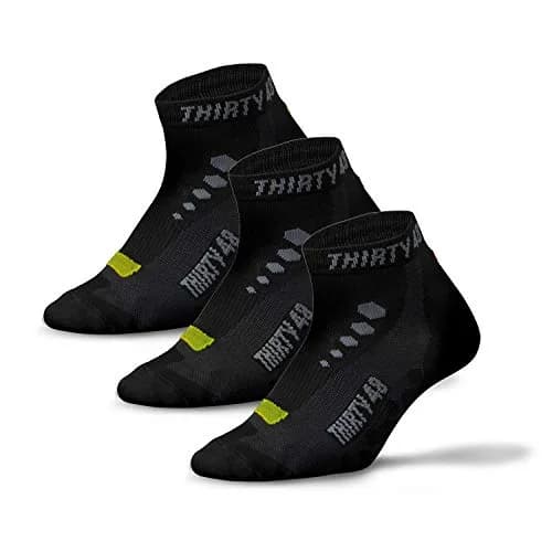 Thirty48 Low Cut Cycling Socks for Men and Women | Unisex Breathable Sport Socks (Extra Large - Men 10-14) thumbnail 1