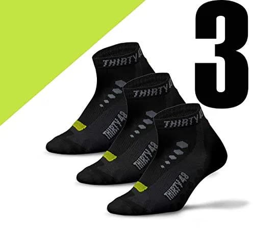 Thirty48 Low Cut Cycling Socks for Men and Women | Unisex Breathable Sport Socks (Extra Large - Men 10-14) thumbnail 7