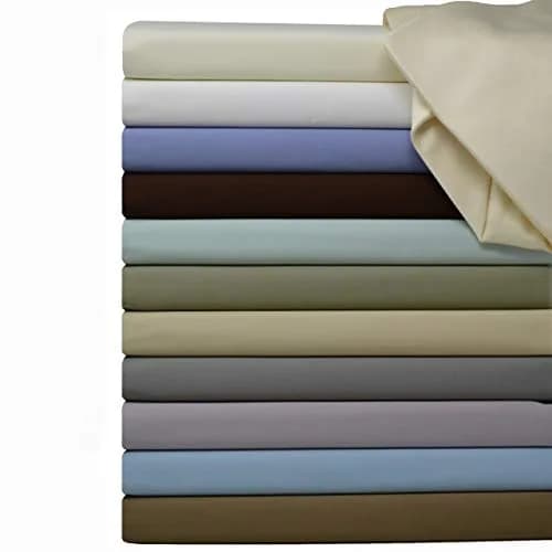 Royal Hotel King Sheets Set, 600 Thread Count Cotton Sateen, Blue | Breathable, Soft & Durable Bed Sheets thumbnail 3
