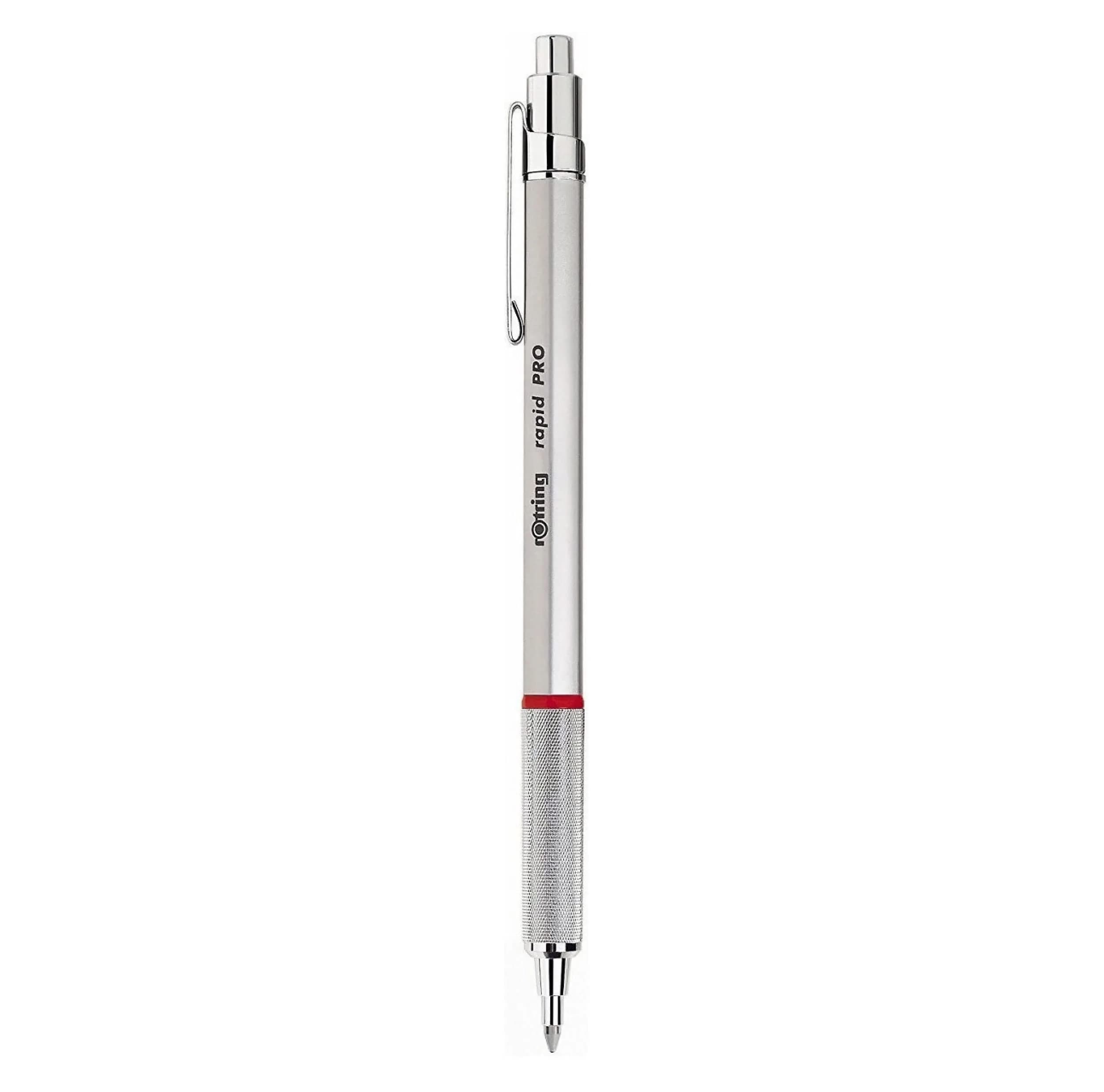 Rotring Rapid Pro Ballpoint Pen Chrome 1.6mm (0.06in) | Professional Metal Body for Smooth Writing - main product image
