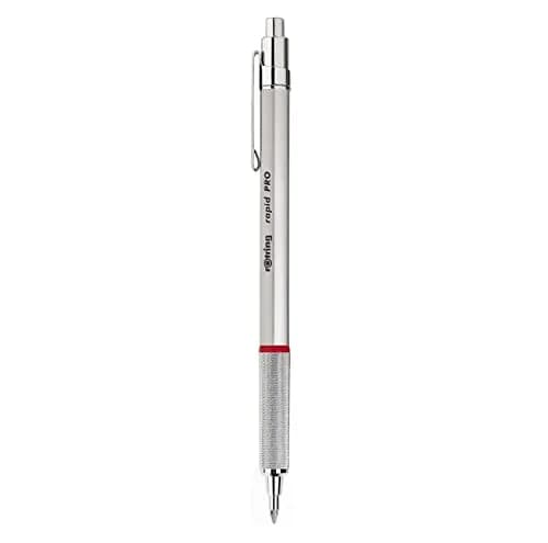Rotring Rapid Pro Ballpoint Pen Chrome 1.6mm (0.06in) | Professional Metal Body for Smooth Writing thumbnail 1