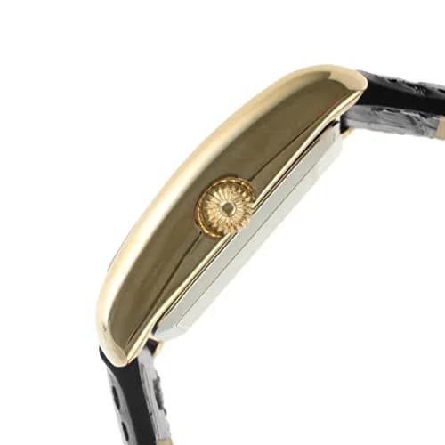 Peugeot Women's Tank Leather Dress Watch Roman Numeral Dial Blue Hands | Classic Elegant Design thumbnail 5