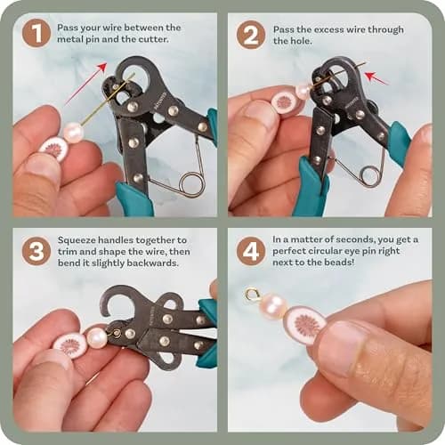 The Beadsmith Original One Step Looper Pliers | 3mm Loop Size, 24-18 Gauge Wire thumbnail 4