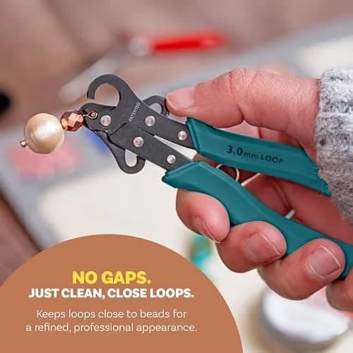 The Beadsmith Original One Step Looper Pliers | 3mm Loop Size, 24-18 Gauge Wire thumbnail 2