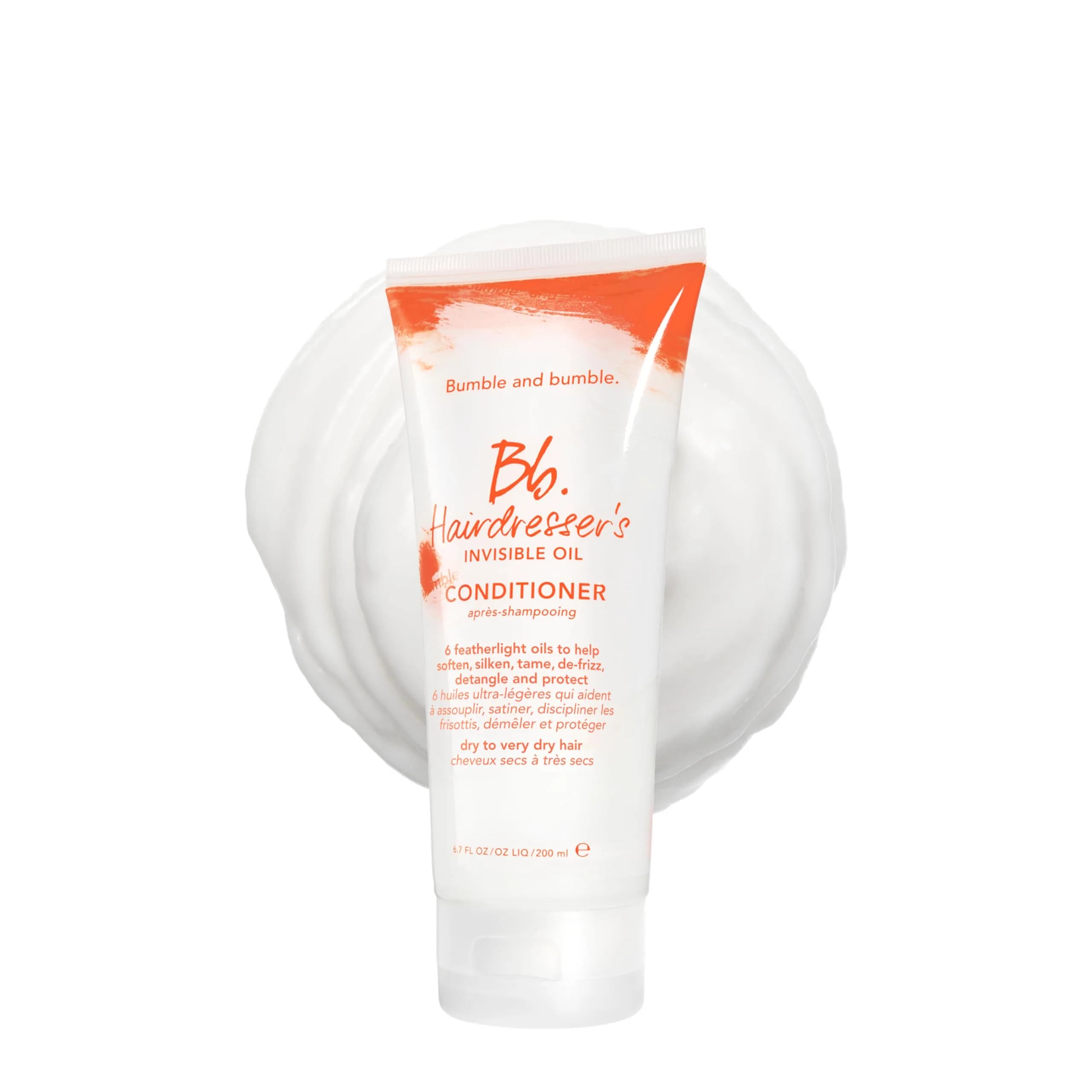 Bumble and bumble. Hairdresser's Invisible Oil Hydrating Conditioner | Anti Frizz, Adds Shine, Color Safe | 6.7 Fl Oz — 6.7 Fl Oz