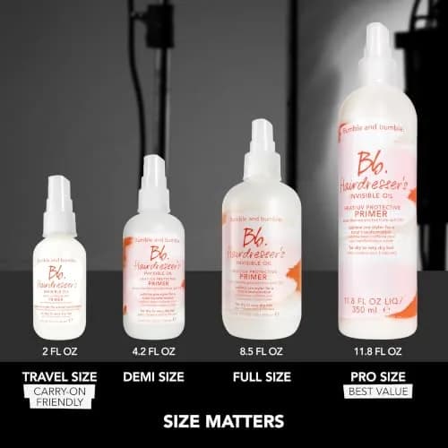Bumble and bumble. Hairdresser's Invisible Oil Heat/UV Protection Leave-In Conditioner | Hydrating, Anti Frizz, Color Safe | All Hair Types, 8.5 Fl Oz thumbnail 7