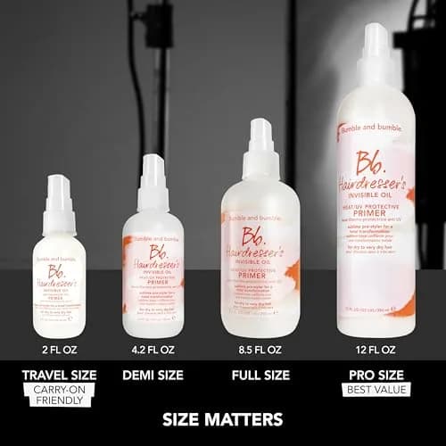 Bumble and bumble. Hairdresser's Invisible Oil Heat/UV Protection Leave-In Conditioner | Hydrating, Anti Frizz, Color Safe | All Hair Types, 8.5 Fl Oz thumbnail 8