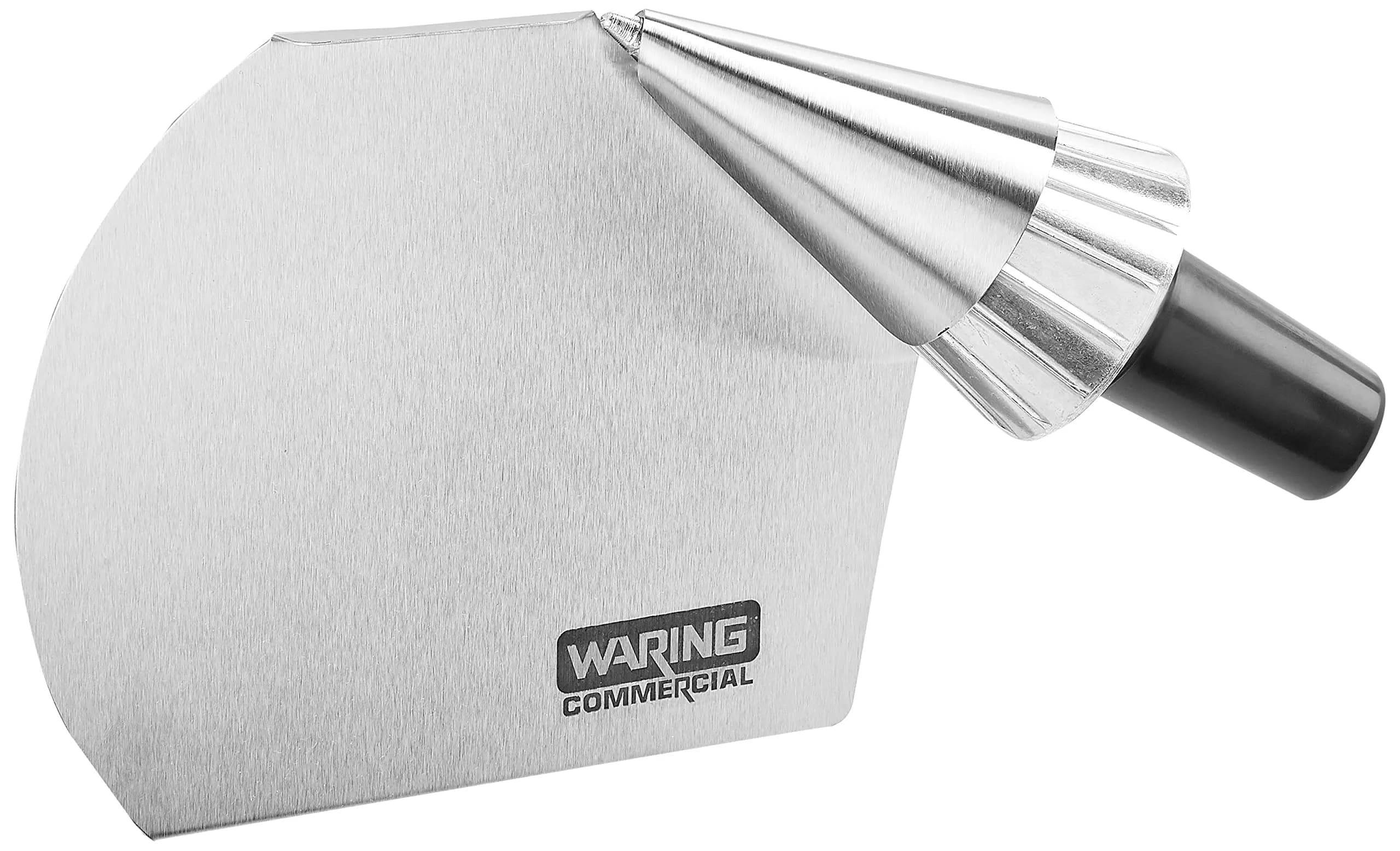 Waring Large Waffle Cone Rolling Tool for WWCM180/200 Waffle Cone Maker | Durable Stainless Steel & Heavy Duty Aluminum — Silver