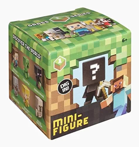 Mattel Minecraft Mini Figure (Styles May Vary) | Authentic Minecraft Character Toy for Kids thumbnail 1