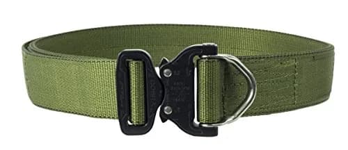 Elite Survival Systems Cobra Rigger's Belt with D Ring Buckle (Olive Drab, Small) | Heavy-Duty Tactical Belt for Safety & Utility thumbnail 1