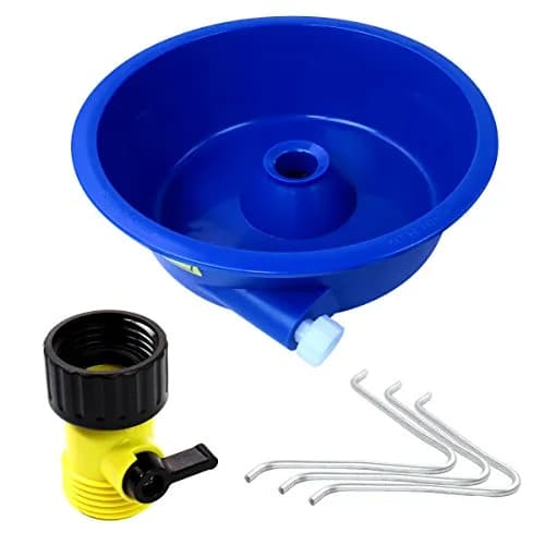 Blue Bowl Concentrator Kit with Pump, Leg Levelers, Vial - Gold Mining Equipment 2.3 kg (5 lb) | Portable Fine Gold Recovery System thumbnail 4