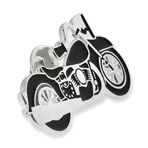 PinMart Motorcycle Biker Chopper Enamel Lapel Pin - 10 Pack | Rider Pride & Durable Finish thumbnail 2