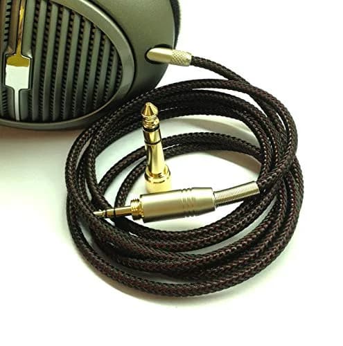 NewFantasia Replacement Audio Upgrade Cable for Sennheiser HD598, HD599, HD560s 2.5m (8.2ft) | Braided HIFI Extension Cord thumbnail 6