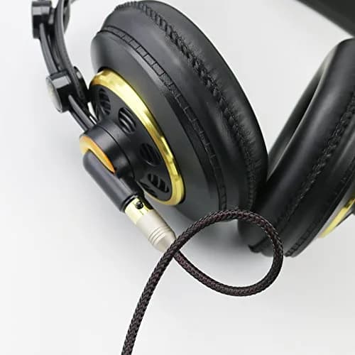 NewFantasia Replacement Audio Upgrade Cable Compatible with AKG K240, K240S, K240MK II, Q701, K702, K141, K171, K181, K271s, K271 MKII, Pioneer HDJ-2000 1.5m thumbnail 6