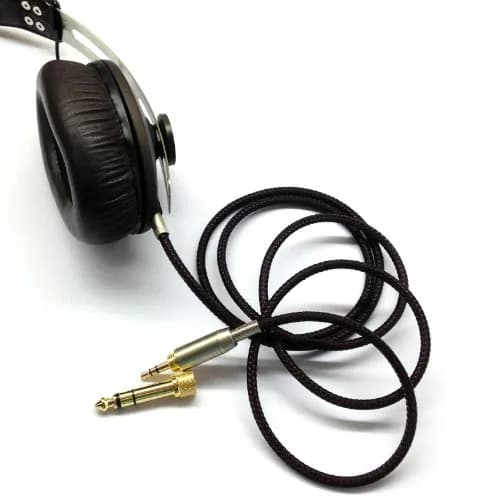 NewFantasia Replacement Audio Upgrade Cable Compatible with Sennheiser Momentum, Momentum 2.0, HD1 Over-Ear & Wireless, 1.5m/4.9ft | Braided Tangle-Free thumbnail 4