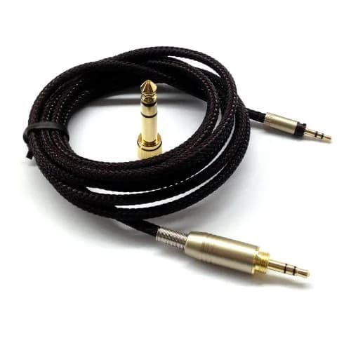 NewFantasia Replacement Audio Upgrade Cable Compatible with Sennheiser Momentum, Momentum 2.0, HD1 Over-Ear & Wireless, 1.5m/4.9ft | Braided Tangle-Free thumbnail 6