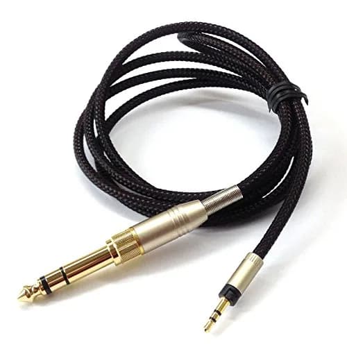 NewFantasia Replacement Audio Upgrade Cable Compatible with Sennheiser Momentum, Momentum 2.0, HD1 Over-Ear & Wireless, 1.5m/4.9ft | Braided Tangle-Free thumbnail 9