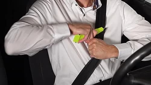 Lifehammer Car Safety Hammer with Seatbelt Cutter | Glow in Dark Emergency Escape Tool, Pack of 2 thumbnail 2