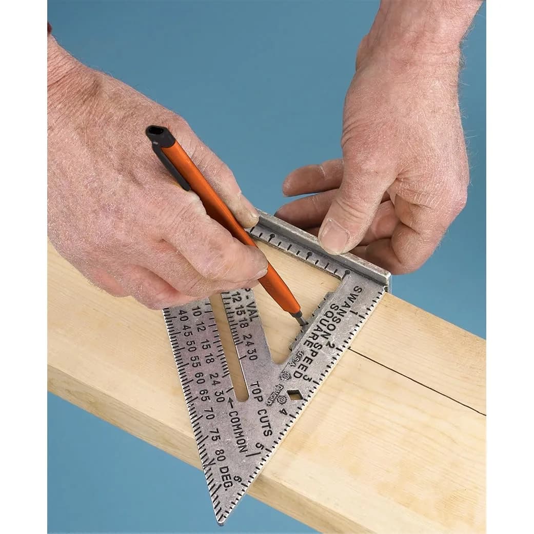 Swanson Tool Co S0101 7 Inch Speed Square, Pack of 50 | Die-Cast Aluminum for Accuracy - view 3