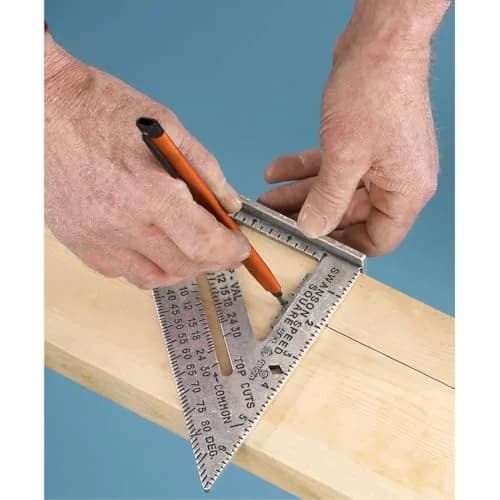 Swanson Tool Co S0101 7 Inch Speed Square, Pack of 50 | Die-Cast Aluminum for Accuracy thumbnail 3