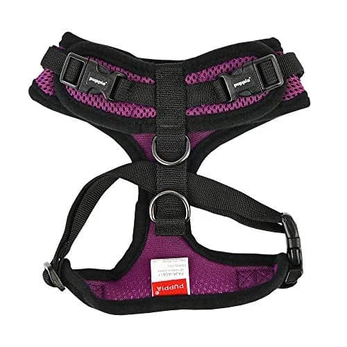 Puppia RiteFit Harness with Adjustable Neck, X-Large, Purple | Well-Designed Dog Vest Harness for Comfort & Fit thumbnail 2