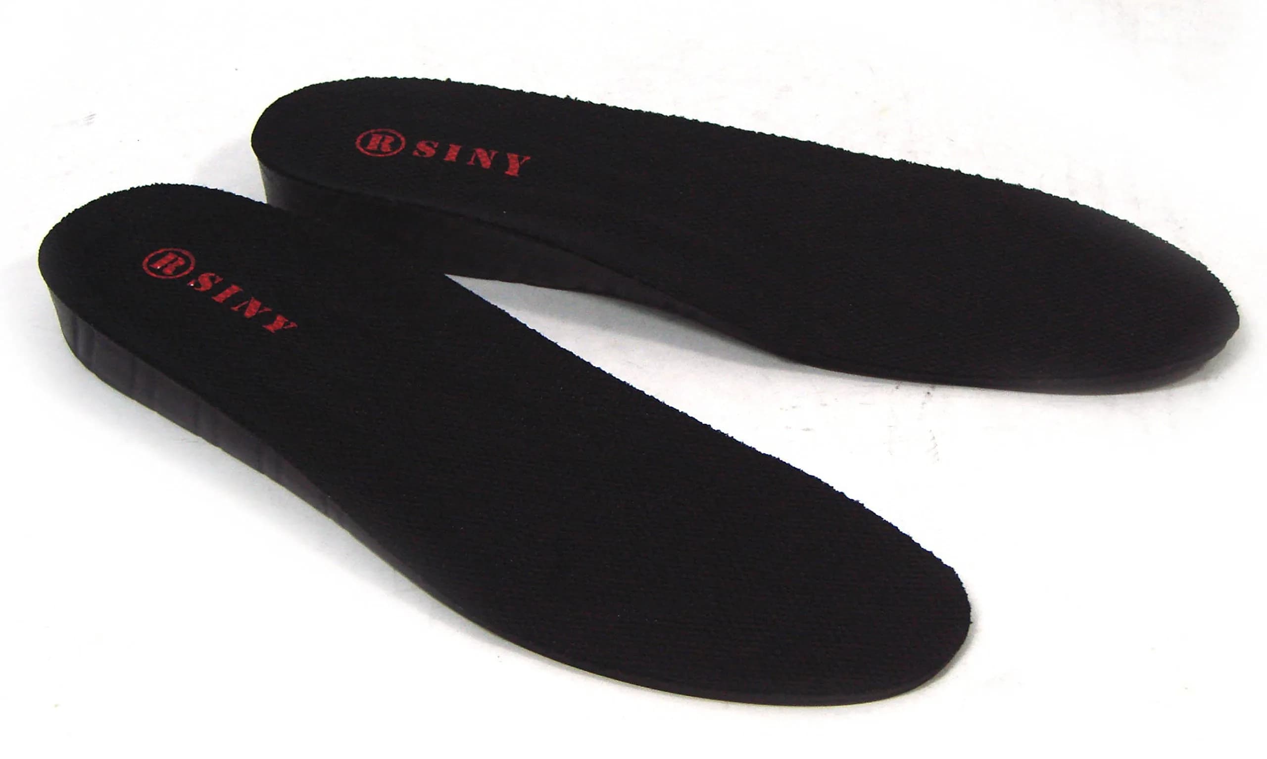 siny Full Length Shoe Insoles Height Increase Cushion 2cm | Urethane, Black, Men’s US 7-11