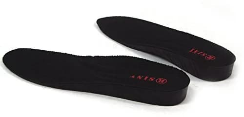 siny Full Length Shoe Insoles Height Increase Cushion 2cm | Urethane, Black, Men’s US 7-11 thumbnail 3