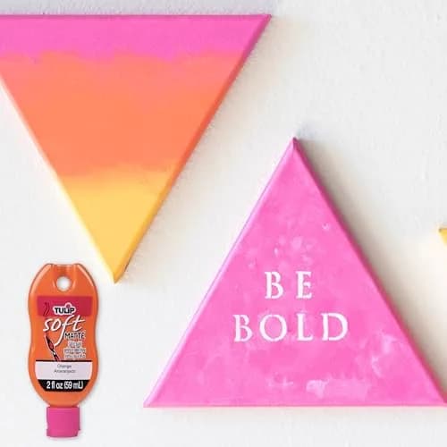 Tulip Soft Fabric Paint Orange 59ml (2 fl oz) | Permanent & Washable for Light & Dark Fabrics thumbnail 4
