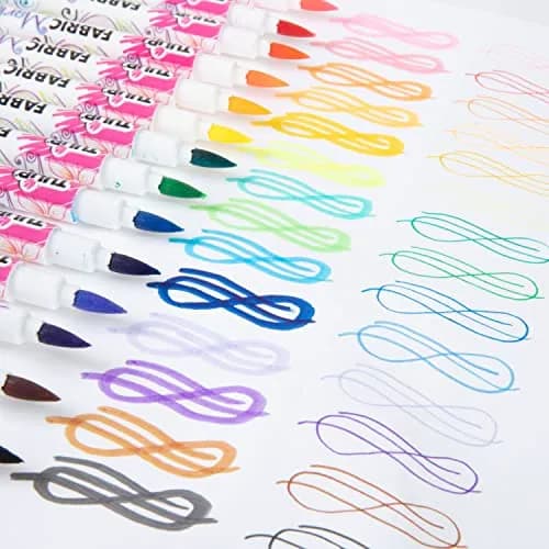 Tulip Fabric Markers 14 Pack - Dual Tip, Washable & Permanent for Art & Sewing thumbnail 5