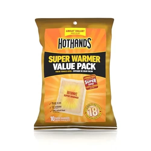 HotHands Super Warmers Value Pack 10 | Up to 18 Hours of Steady Heat for Winter (100 words) thumbnail 1