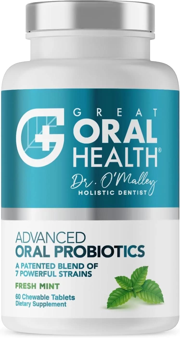 Great Oral Health Oral Probiotics Mint 60 Count (1 Pack) | Dentist Formulated for Bad Breath & Gum Health - main product image