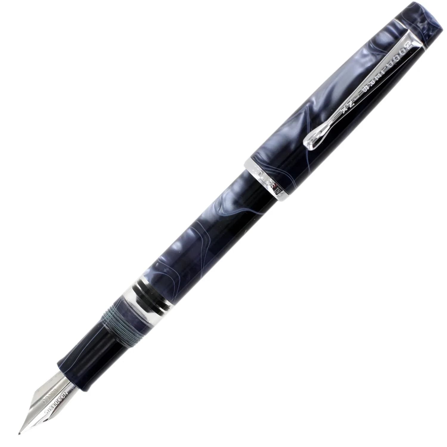 NOODLER'S Konrad Flex Appalachian Pearl Fountain Pen 1 Count | Refillable, Stainless Steel, Iridium Tip, 0.3-0.5mm Line Width