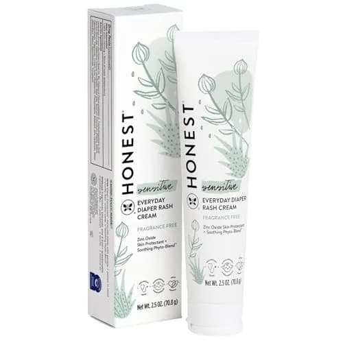 The Honest Company Hypoallergenic Diaper Rash Cream | Zinc Oxide 2.5 oz (70g) | NEA Recognized, Cruelty Free thumbnail 1