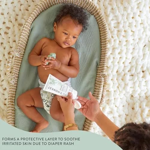 The Honest Company Hypoallergenic Diaper Rash Cream | Zinc Oxide 2.5 oz (70g) | NEA Recognized, Cruelty Free thumbnail 4