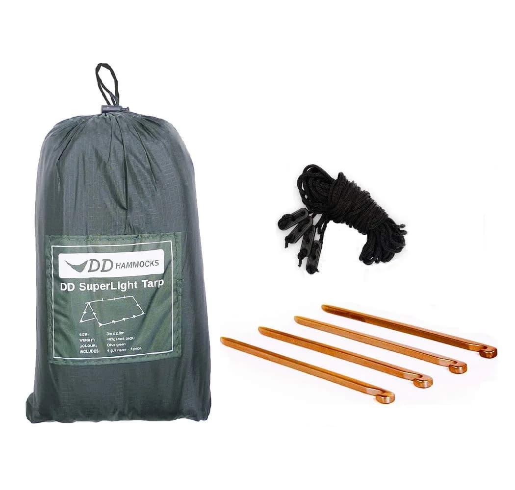 DD HAMMOCKS Superlight Tarp | Ultralight Waterproof Shelter for Camping & Hiking
