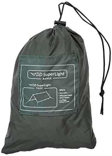 DD HAMMOCKS Superlight Tarp | Ultralight Waterproof Shelter for Camping & Hiking thumbnail 4