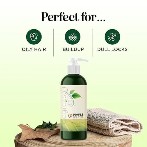 Maple Holistics Oily Hair Shampoo 16 Fl Oz | Clarifying & Deep Cleansing for Greasy Scalp thumbnail 5