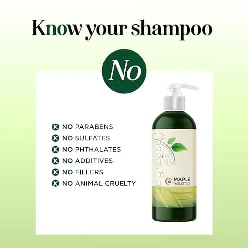 Maple Holistics Oily Hair Shampoo 16 Fl Oz | Clarifying & Deep Cleansing for Greasy Scalp thumbnail 3