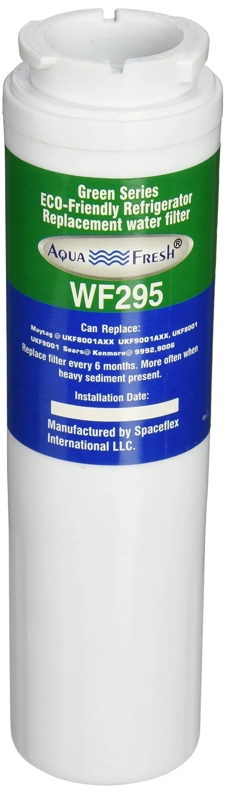 Aqua Fresh UKF8001 Refrigerator Water Filter Compatible With UKF8001, 4396395, EDR4RXD1, Filter 4, 46-9005, 12589203, 12589206, 12589208, 12589210 | Reduces Chlorine Odor & Impurities