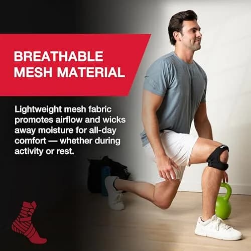 MUELLER Sports Medicine Adjustable Max Knee Strap | Pain Relief Support for Men & Women thumbnail 2