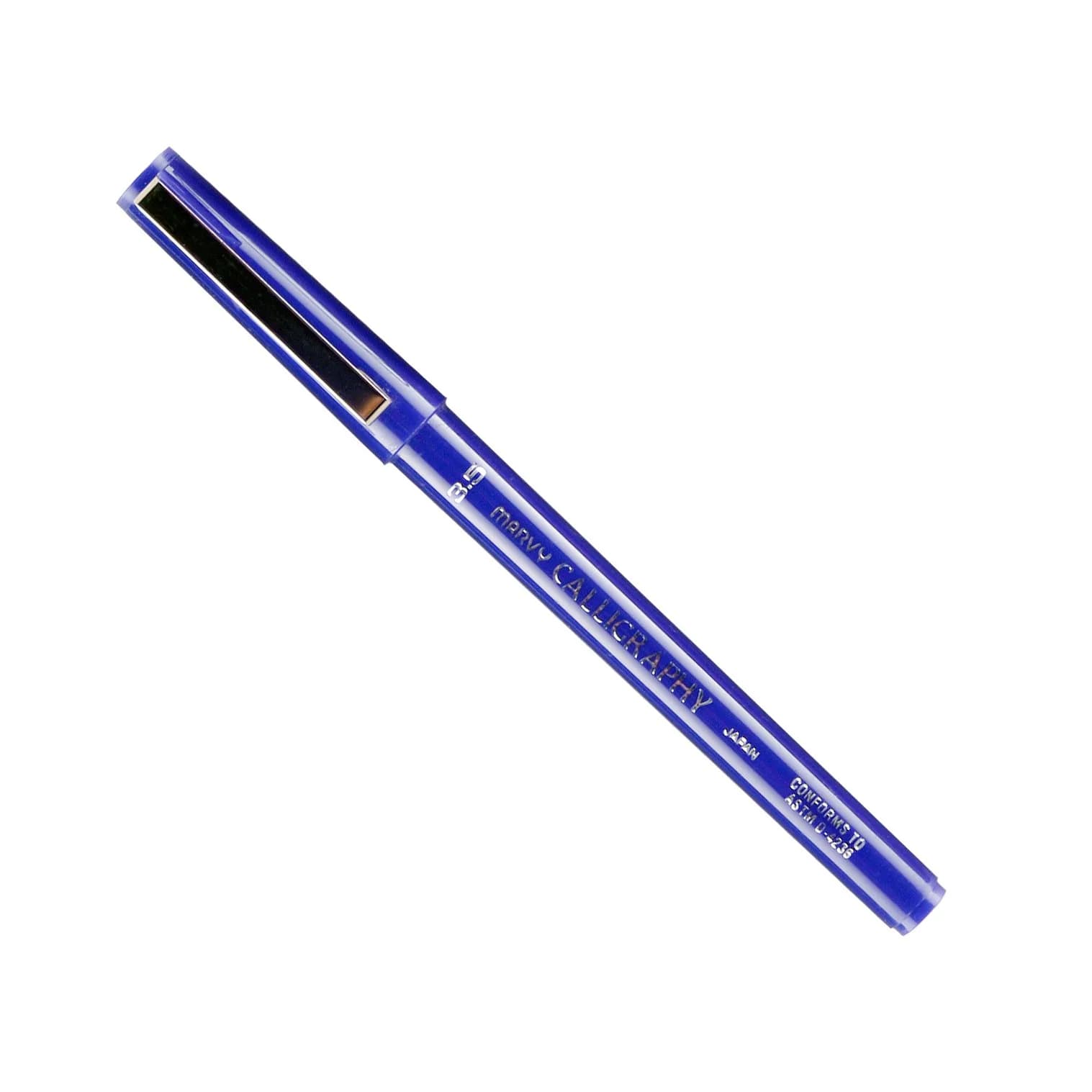 Uchida Calligraphy Marker 3.5mm Blue | Acid-Free, Non-Toxic Water-Based Dye Ink — Blue