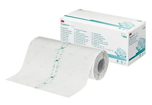 Tegaderm Transparent Film Roll 6" x 11 yd Waterproof Bacterial Barrier for Medical Fixation
