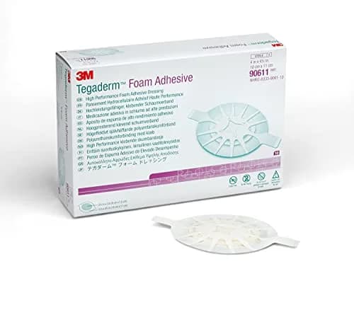 Tegaderm Foam Adhesive Dressing 2.5 in. x 3 in. | Water-Resistant, Conformable Foam for Wound Care thumbnail 1